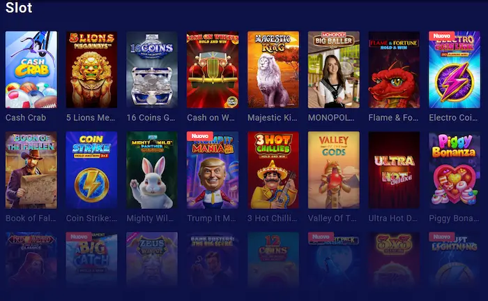 Frumzi Casino Italy games